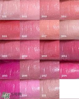 纪梵希小羊皮口红试色大全 纪梵希口红哪个颜色好看