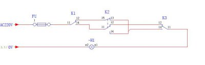 ​三个开关控制电灯的开和关的电路图