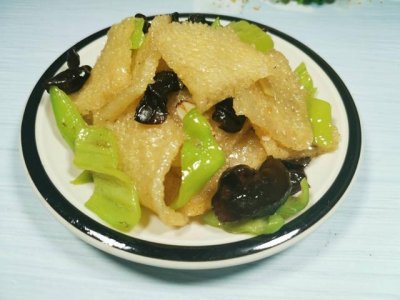 ​皮肚要想紧实爽脆，吸汁入味，泡发是关键，做好次次光盘不够吃