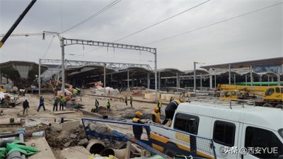 ​西安火车站南轨道，出站口，地铁站最新进展，实拍先睹为快