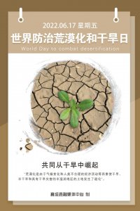 ​海报 | 世界防治荒漠化和干旱日