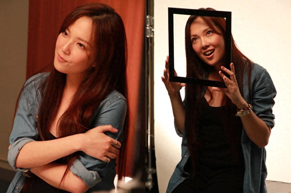 34岁的卫兰近照，雪白肤色堪比少女