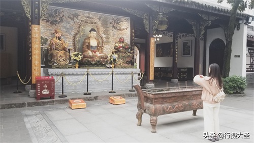 闹市里寻得静处,震旦第一丛林成都大慈寺