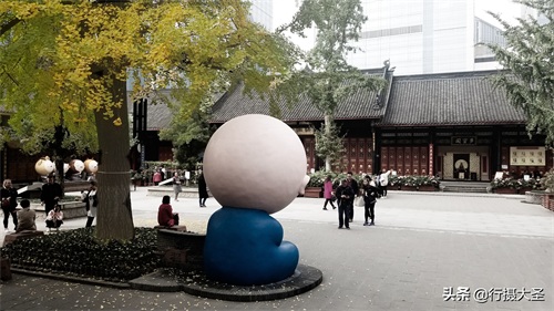 闹市里寻得静处,震旦第一丛林成都大慈寺