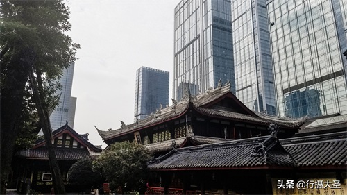 闹市里寻得静处,震旦第一丛林成都大慈寺