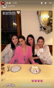 ​奚梦瑶成功融入香港名媛圈！与百亿豪门千金聚会，喝到脸红很尽兴