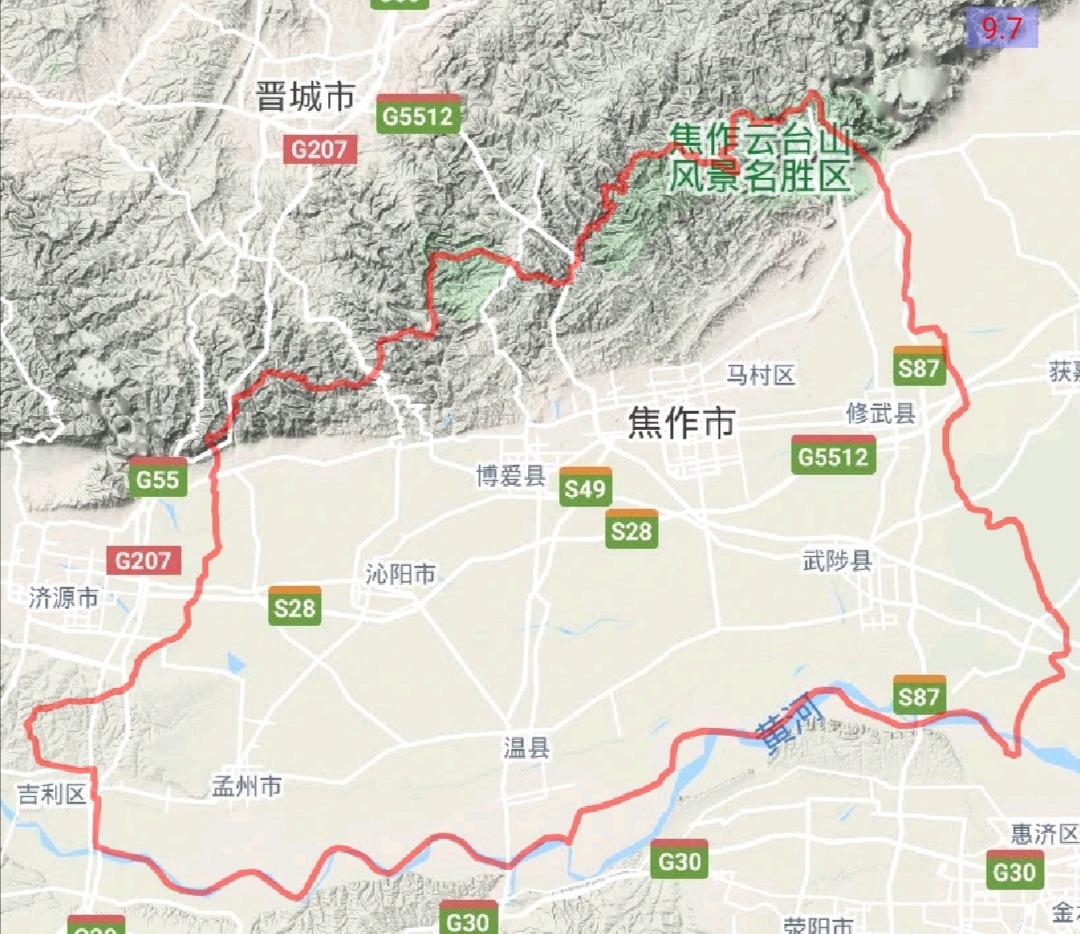 河南焦作哪个县面积最大(焦作市各区县建成面积排名)