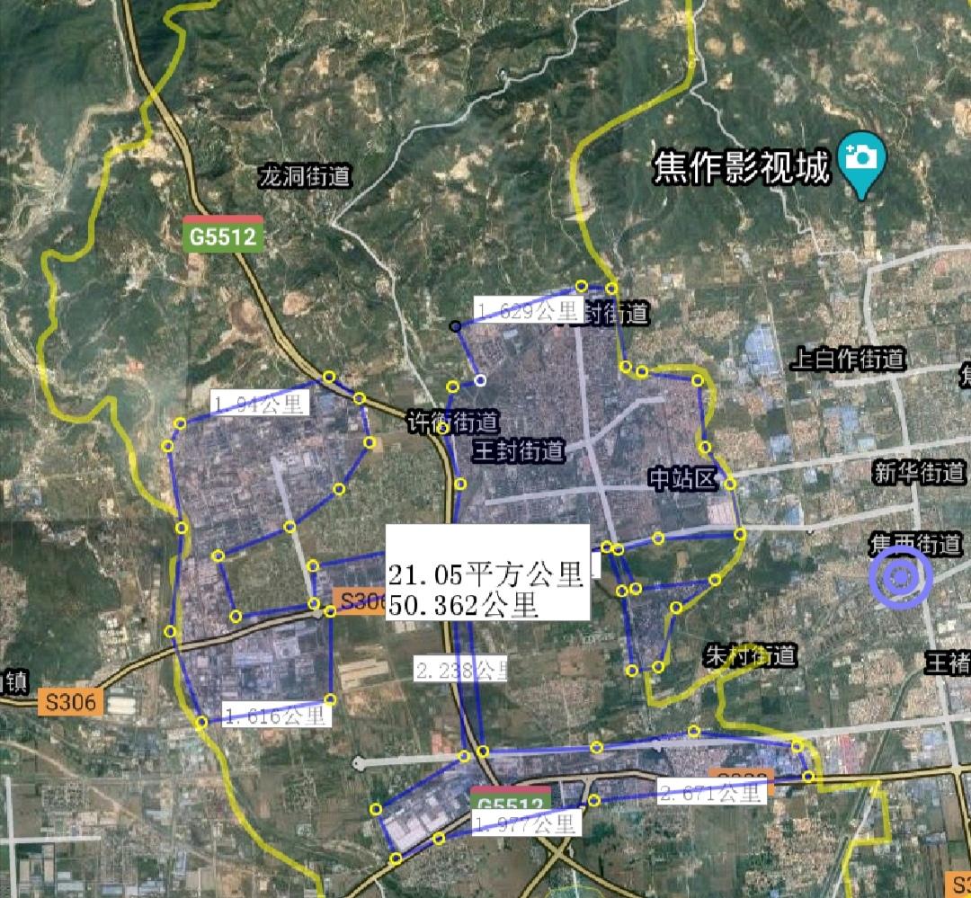 河南焦作哪个县面积最大(焦作市各区县建成面积排名)