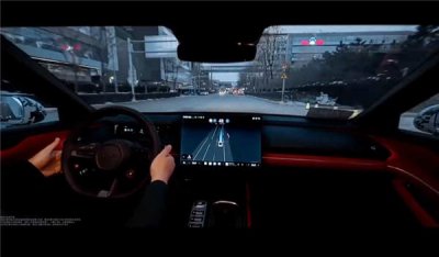 ​小米自动驾驶一镜到底展示：雪后晚高峰全程 0 接管