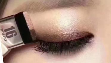 sixteen眼影色号 16brand懒人眼影试色 sixteen眼影色号 16brand懒人眼影试色