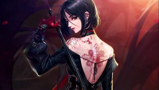 DNF:各职业的纹身中,小姐姐四姨的裸背纹身“圣痕”最性感