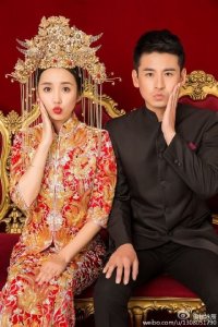 ​吕一钱泳辰大婚晒亲吻照：得一人足矣