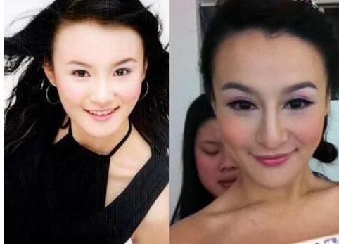 冉莹颖整容前后对比照 穿着暴露素颜曝光差别惊人