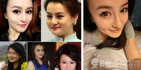 冉莹颖整容前后对比照 穿着暴露素颜曝光差别惊人
