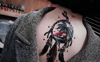 ​5位有“纹身”的明星，张柏芝全身10几个，胡歌竟纹了“花臂”？