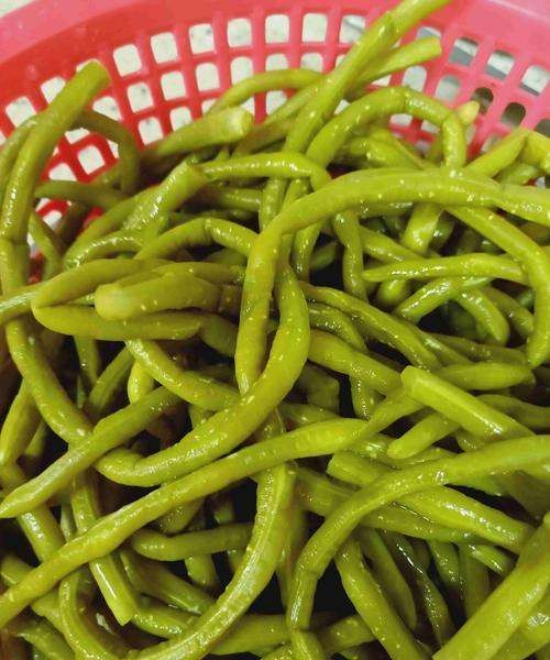 腌的酸豆角怎么有层白怎么办,泡酸豆角为什么上面会有白白的怎么办图2