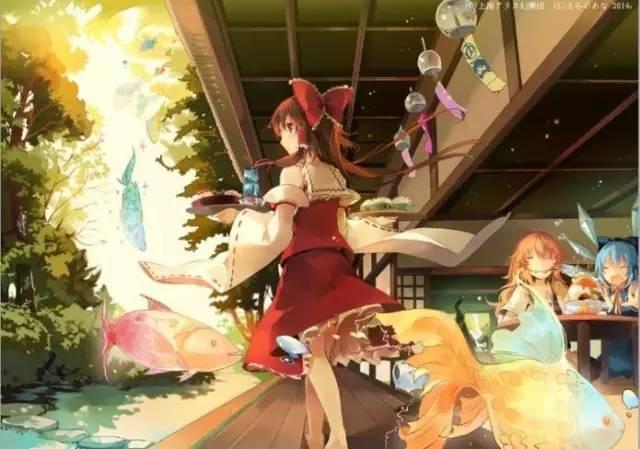 悠闲夏日，清新风格动漫图片