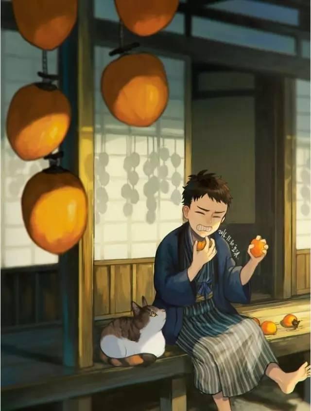 悠闲夏日，清新风格动漫图片