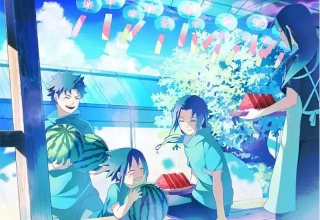 悠闲夏日，清新风格动漫图片