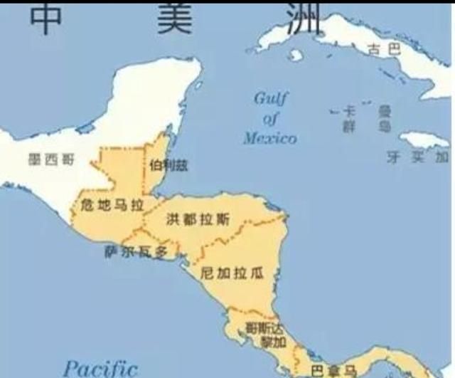 中美洲国家，中美洲沿海的国家？图3